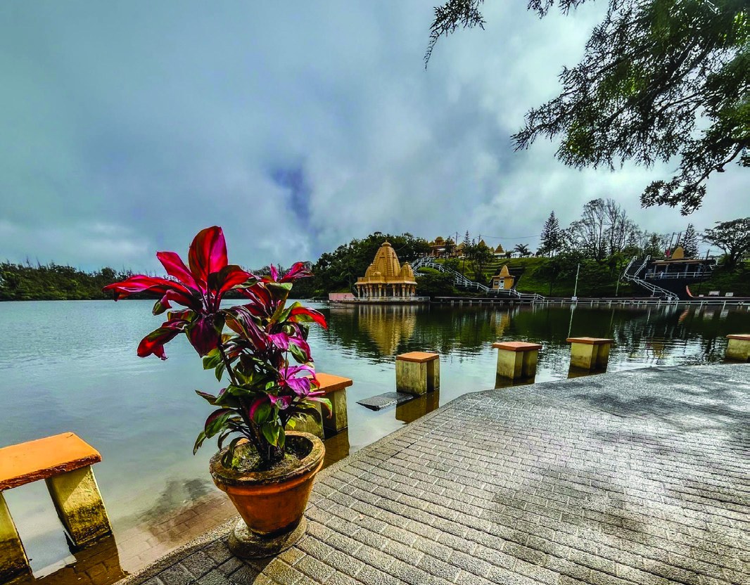 Temple reflected in the lake — Centennial Magazine